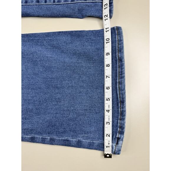 Frame Jeans Women's 32 Le High Flare Medium Wash Stretch Retro Boho Festival - Picture 4 of 13